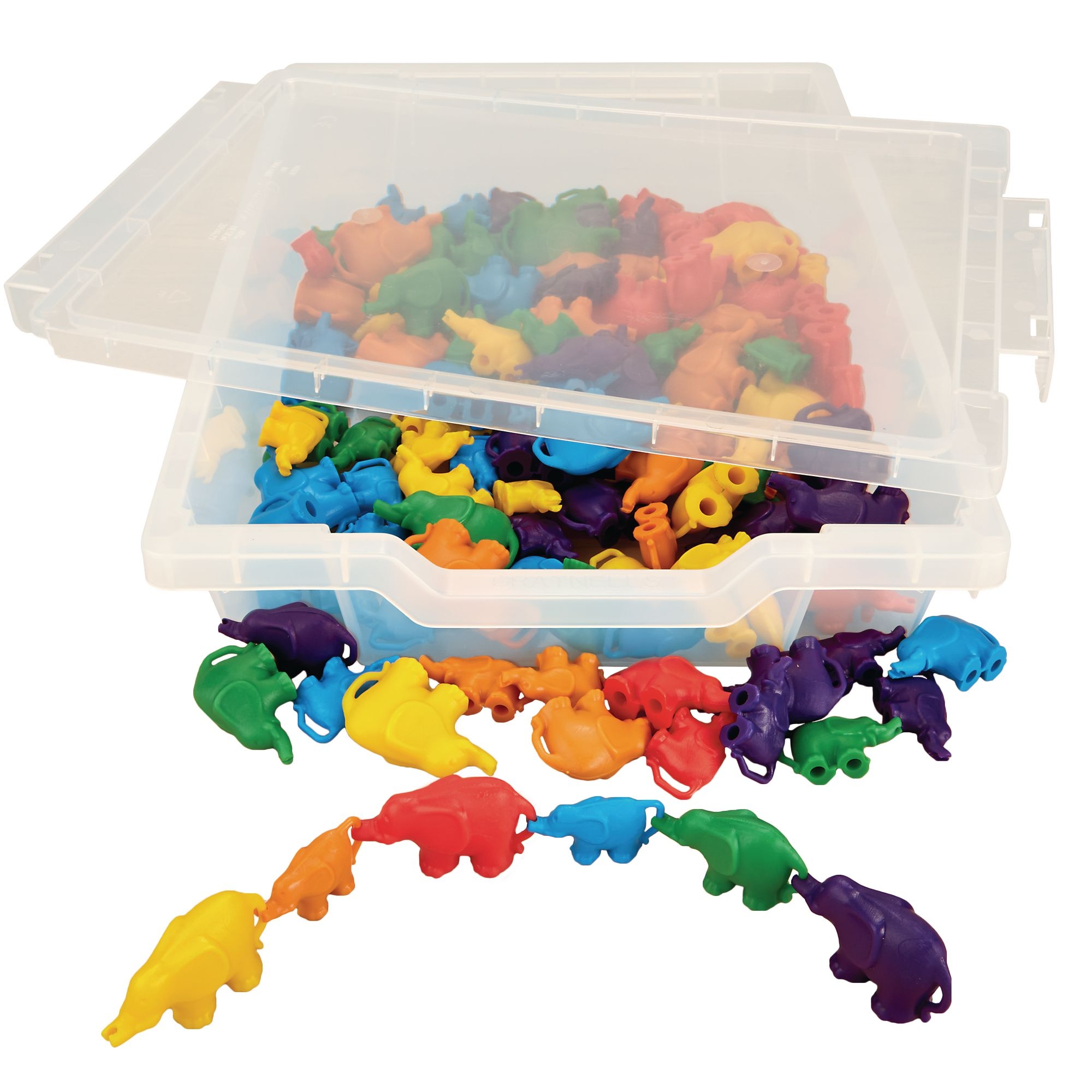 Linking Elephants - 6 Colours - Pack 120